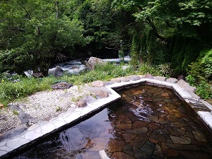 蓼科グランドホテル 滝の湯 「滝岩の湯」信玄湯