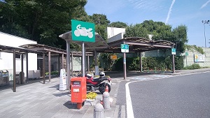 中井PA上り 二輪車駐車スペース
