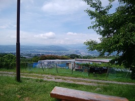 湯楽里館(敷地内)からの眺めです