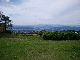 湯楽里館(敷地内)からの眺めです