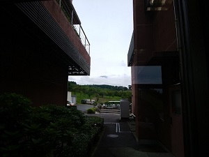 富士山の頭が少し