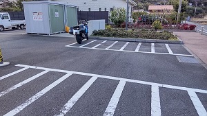 道の駅 くるら戸田 二輪車駐車スペース