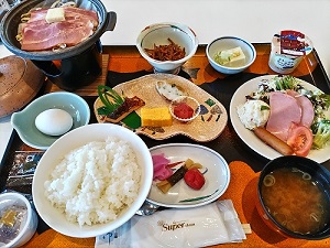 朝食の写真です