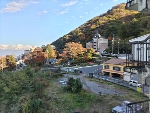 美松館 客室からの眺めの写真です