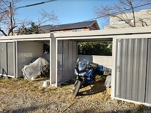 伊豆畑毛温泉 誠山 駐輪場の写真です