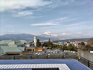 ゆうだい温泉 屋上スカイテラスからの眺めの写真です