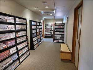 川根温泉 ふれあいの泉 コミックコーナーの写真です