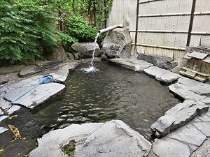 松仙閣 露天風呂の写真です