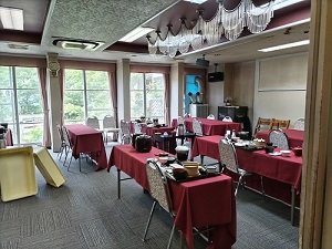 松仙閣 朝食会場の写真です
