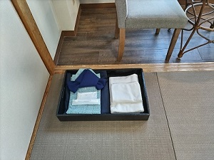 ホテルカアナパリ 浴衣・タオルの写真です