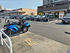 湯舞音 袖ケ浦店 駐輪場の写真です