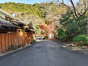 滝見苑けんこう村 ごりやくの湯 駐車場方面の写真です