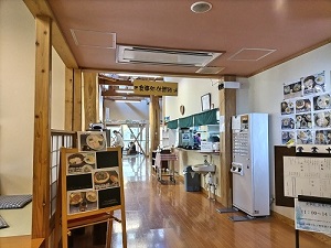 滝見苑けんこう村 ごりやくの湯 食事処入り口の写真です