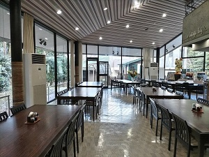 南箱根ヴィラ レストラン内の写真です