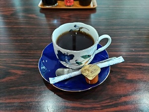 南箱根ヴィラ ホットコーヒーのサービスの写真です
