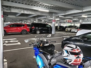 木の花の湯 駐車場の写真です