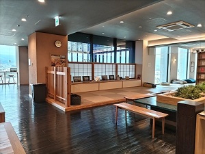 木の花の湯 休憩スペースの写真です