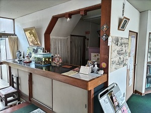 竹倉温泉みなくち荘 フロントの写真です