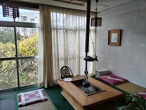 竹倉温泉みなくち荘 フロント周辺の写真です