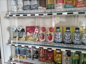 竹倉温泉みなくち荘 自動販売機の写真です